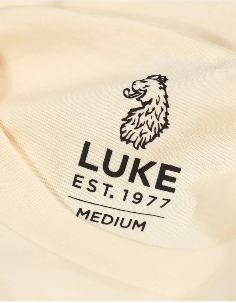 Luke Brunei Patch T-shirt Ecru