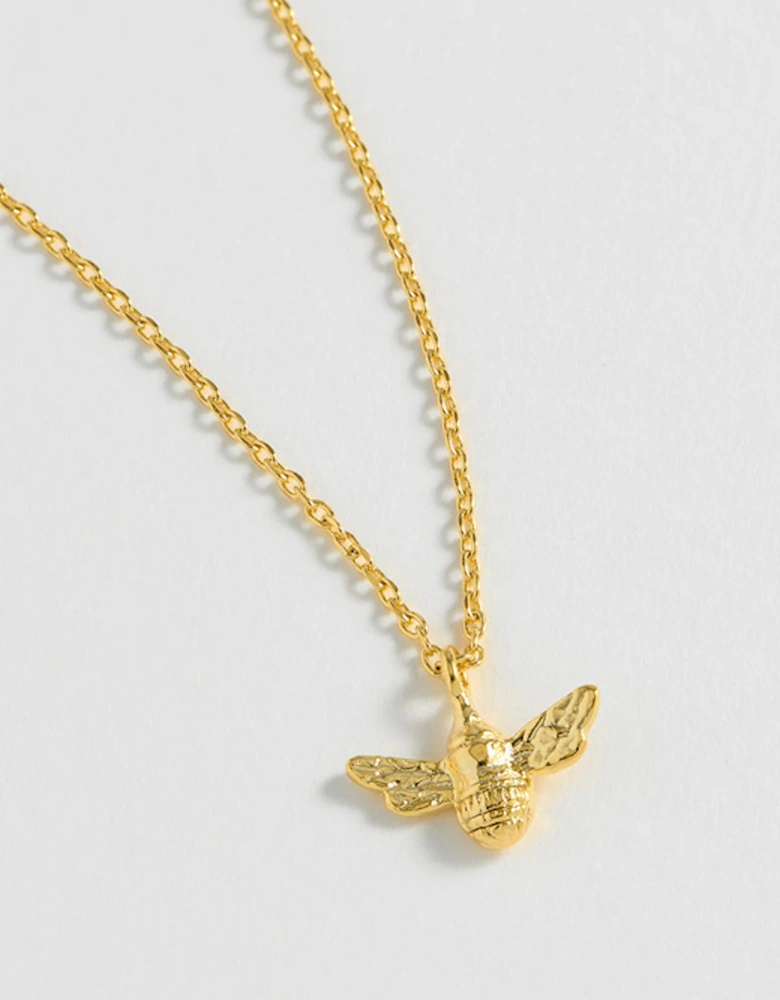 Bee Necklace Gold Plated