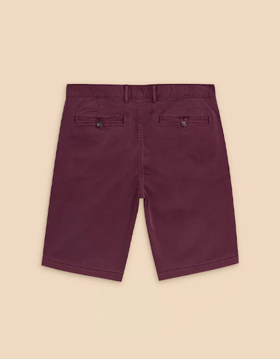 Men's Sutton Organic Chino Short Dark Plum