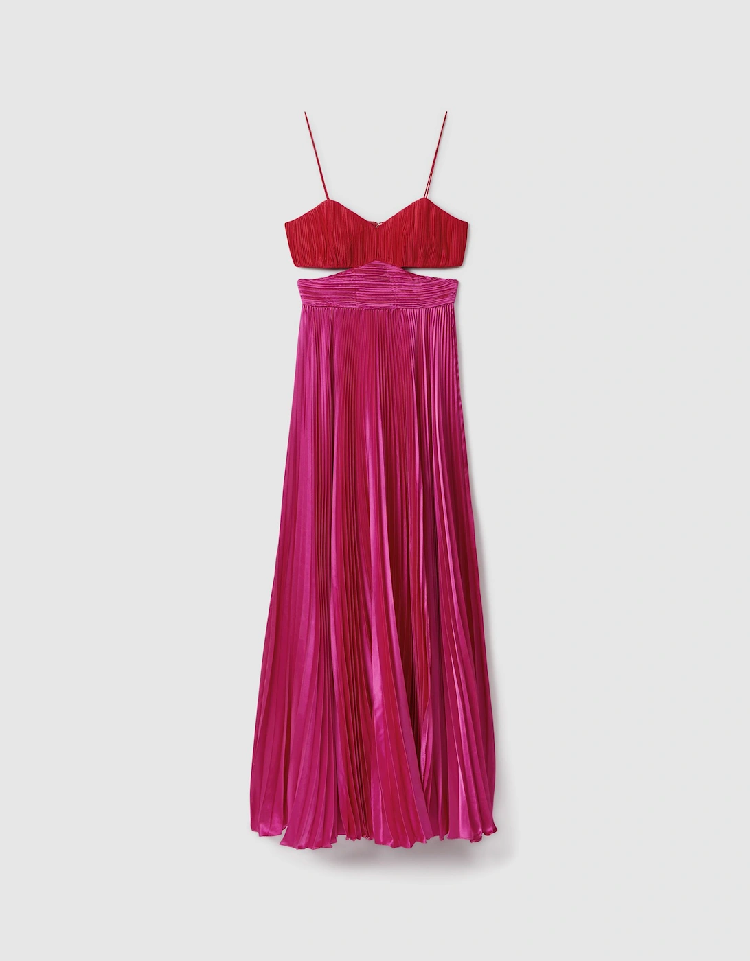 Amur Pleated Cut-Out Maxi Dress, 2 of 1