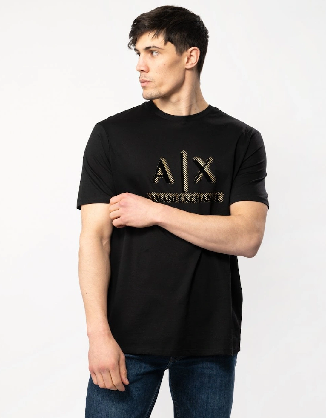 Mens 3D A|X Logo T-Shirt, 5 of 4