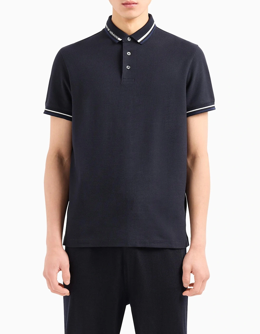 Piquet Polo Shirt Navy