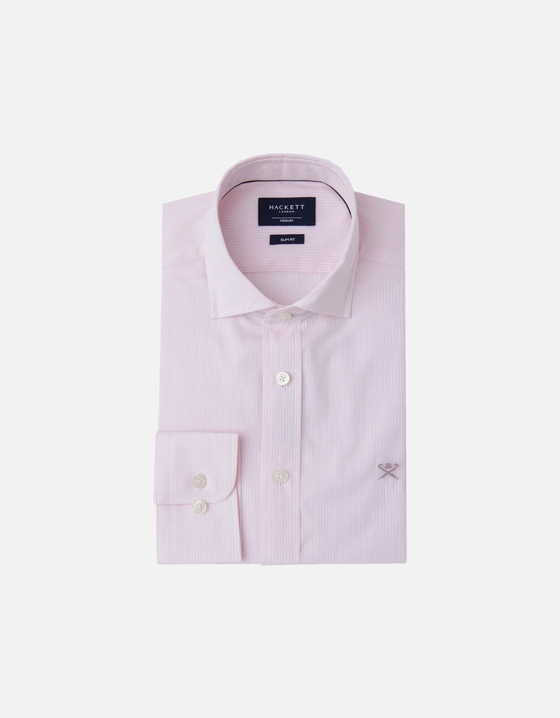 Ess Fine Bengal Stripe Long Sleeved Shirt Pink Stripe