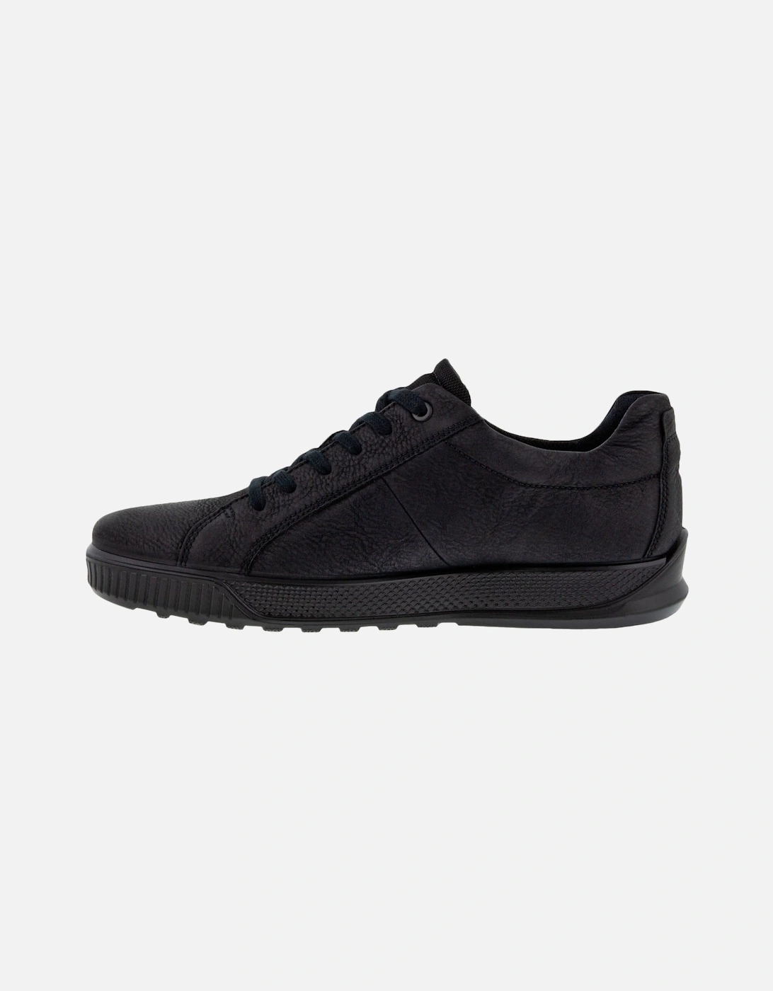 Mens Byway Leather Trainers - Black