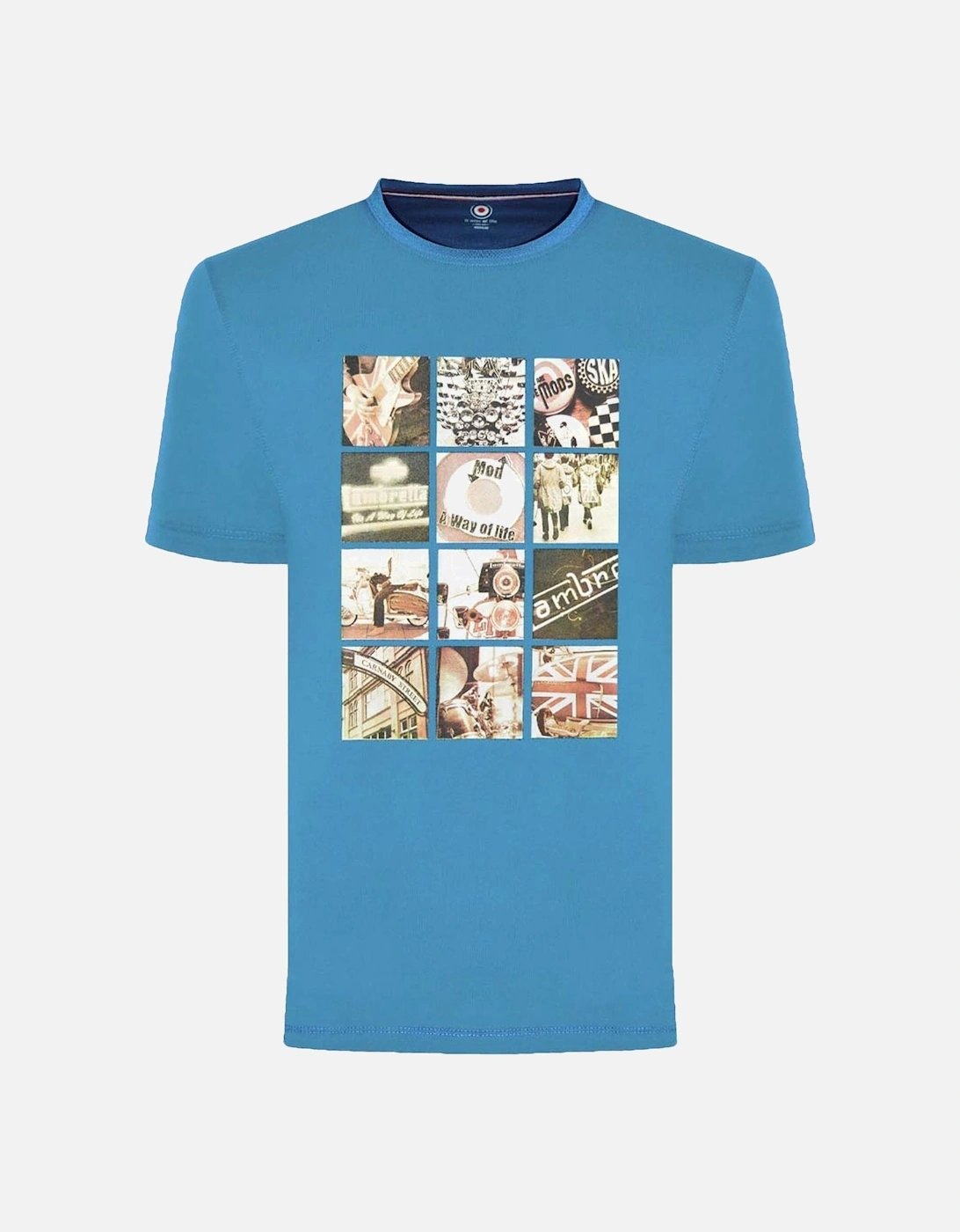 Mens Photo Print Retro T-Shirt