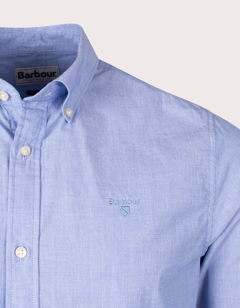 Tonal Crest Poplin Shirt