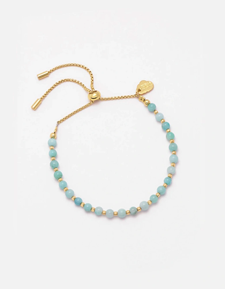 Amelia Bracelet Amazonite Gold Plated