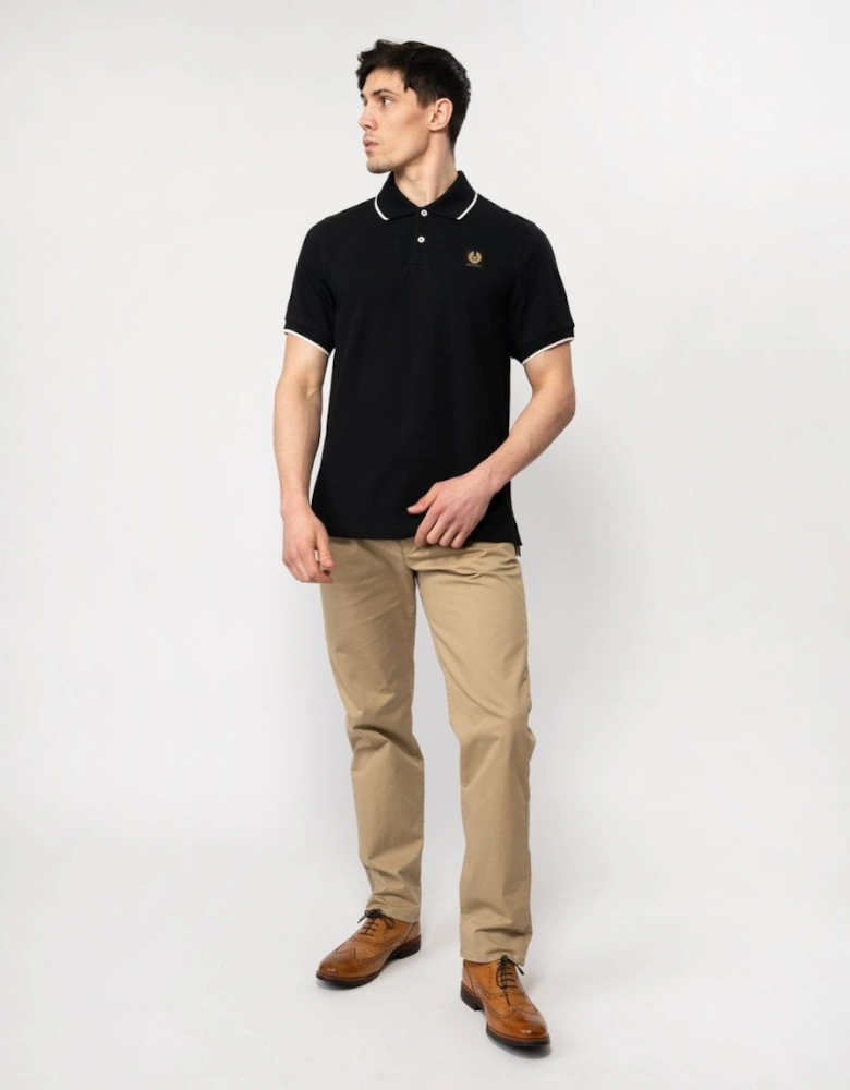 Mens Tipped Polo
