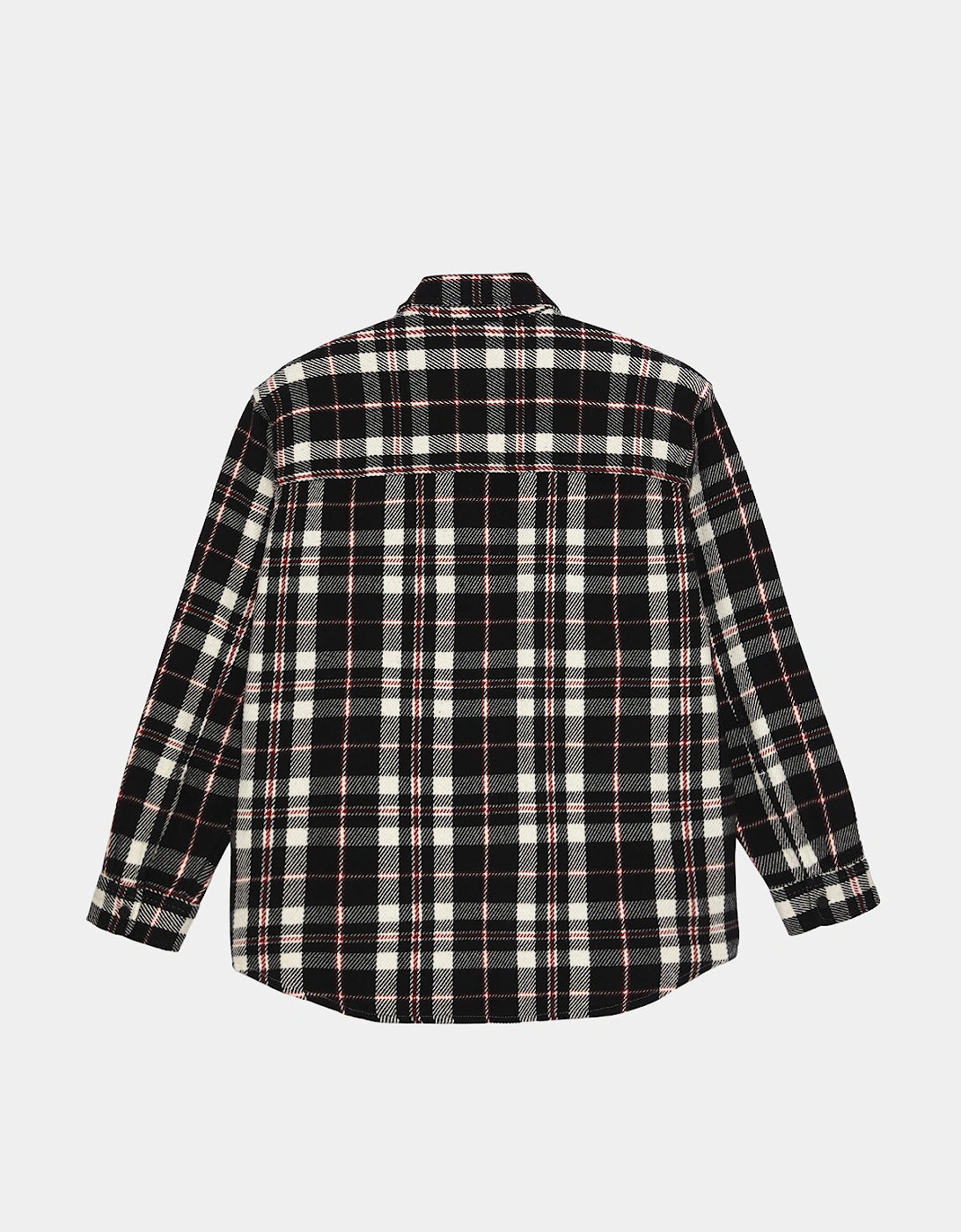Polar Skate Co. Big Boy Flannel Overshirt - Cloud White/Red, 4 of 3