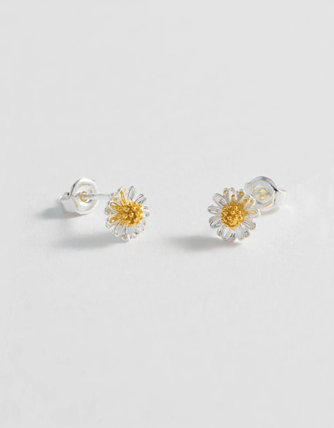 Mini Wildflower Earrings Silver Plated, 5 of 4