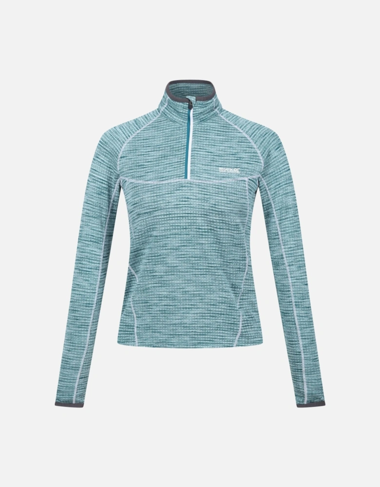 Womens Ladies Yonder Half Zip Long Sleeve Moisture Wicking Top