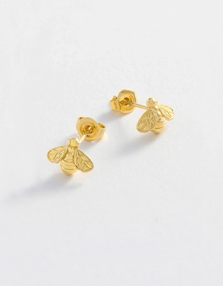 Bee Studs Gold Plated