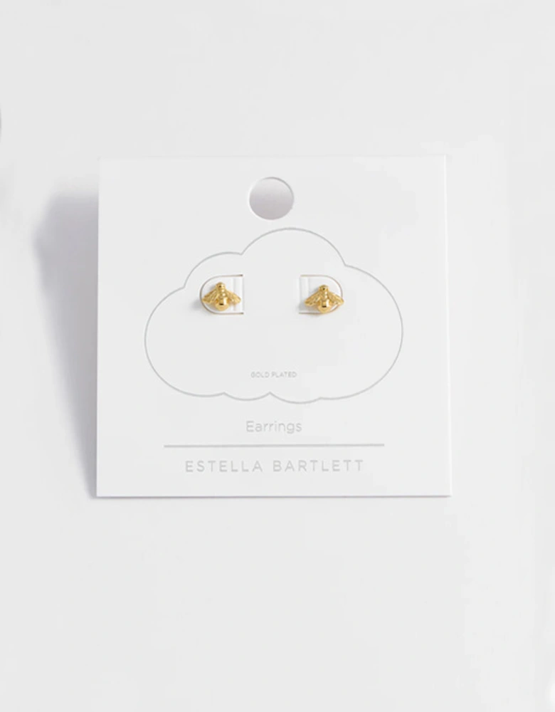Bee Studs Gold Plated
