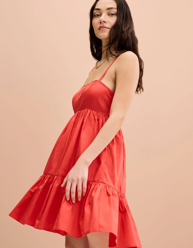 Rhea Mini Dress in Red
