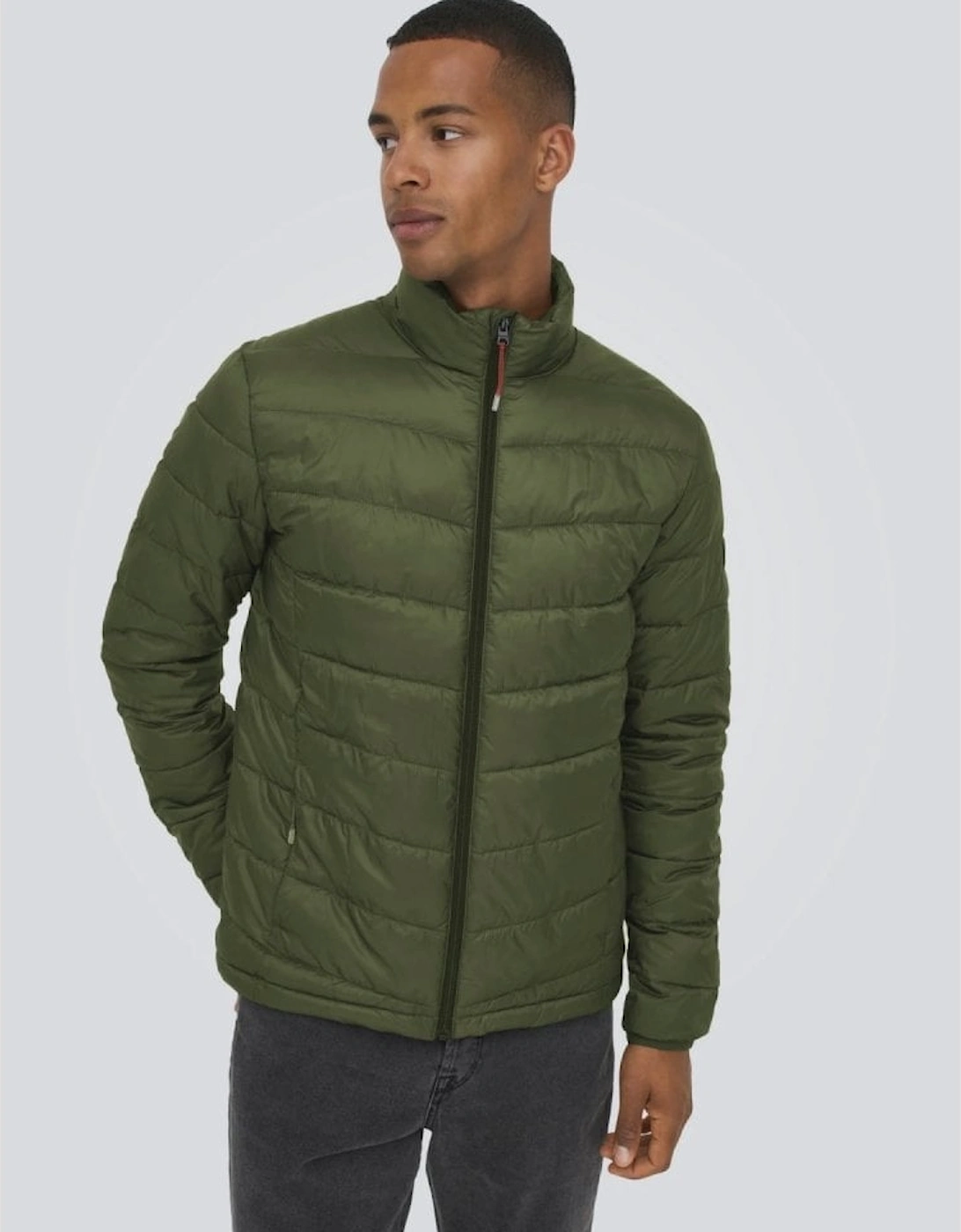 Carven Quilted Puffer - Olive Night