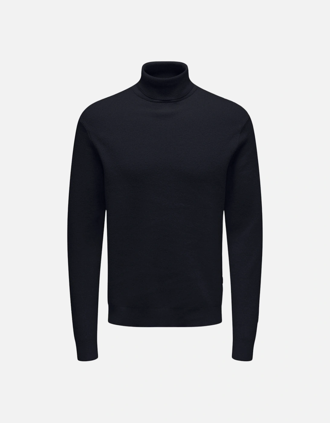 Phil Knitted Turtle Neck - Navy Blue, 8 of 7
