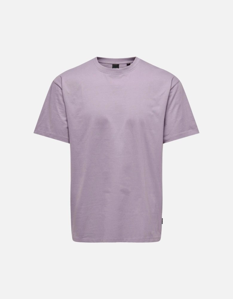 Fred Baggy T-Shirt - Purple Ash