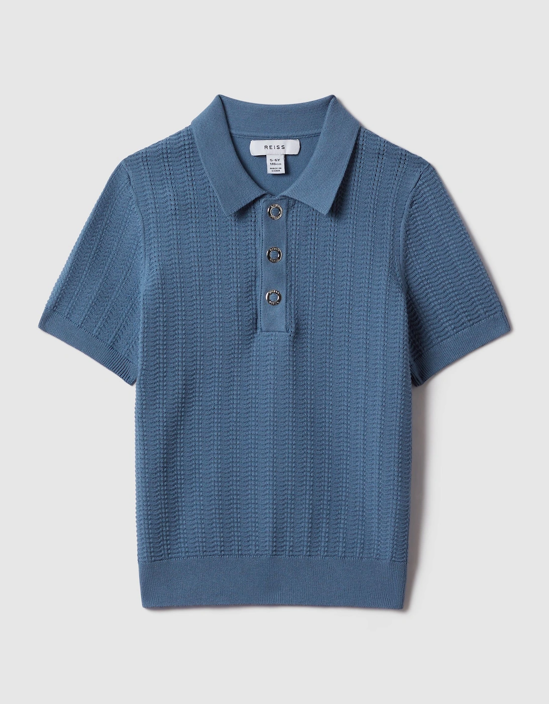 Textured Modal Blend Polo Shirt, 2 of 1