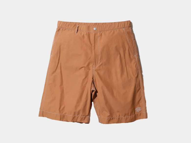Snow Peak Light Mountain Cloth Shorts - Brown