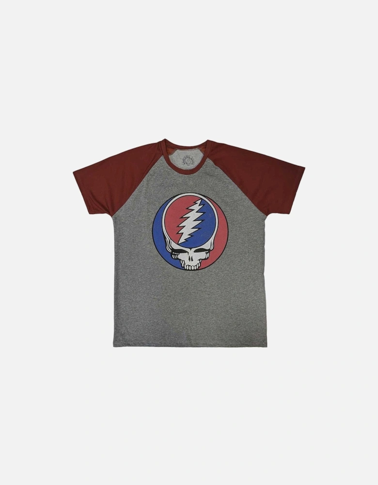Unisex Adult Steal Your Face Classic Cotton Raglan T-Shirt
