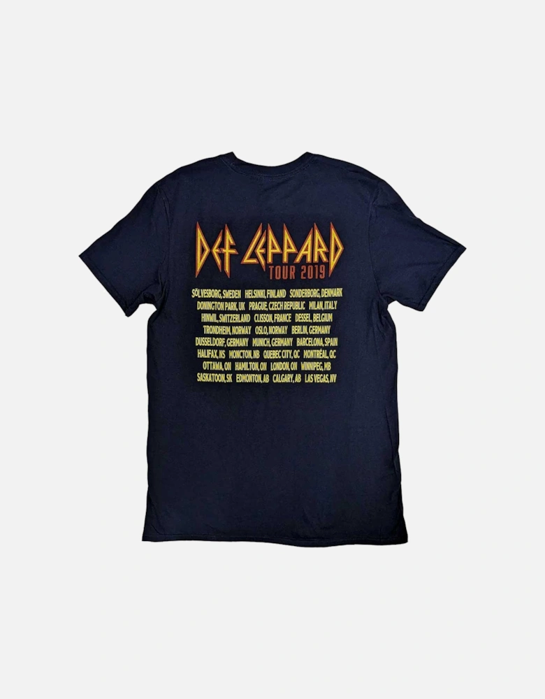 Unisex Adult Rock Of Ages Tour 2019 Back Print T-Shirt