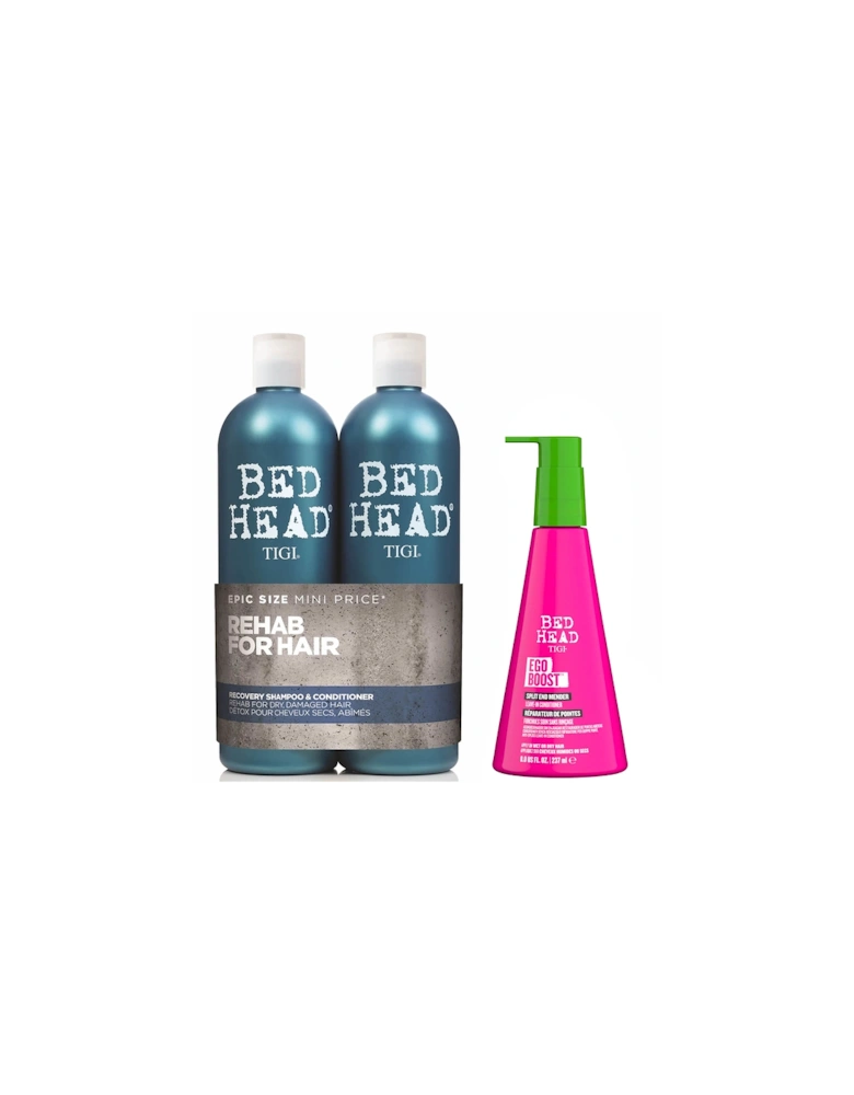 Bed Head Moisture Shampoo, Conditioner and Leave in Conditioner Set - TIGI