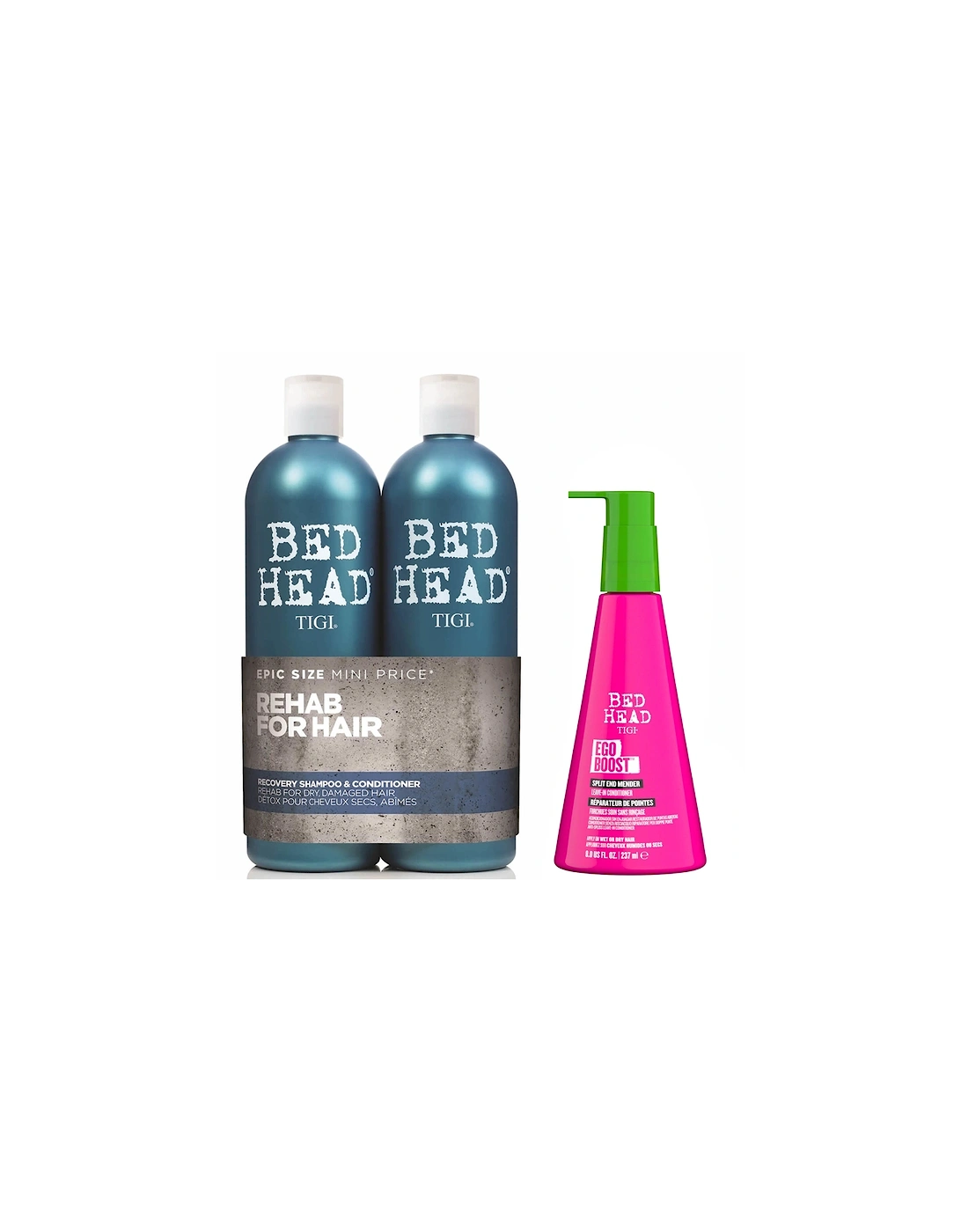Bed Head Moisture Shampoo, Conditioner and Leave in Conditioner Set, 2 of 1
