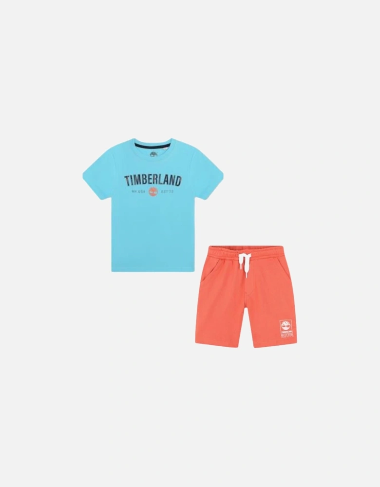 Boys Cotton Shorts Set