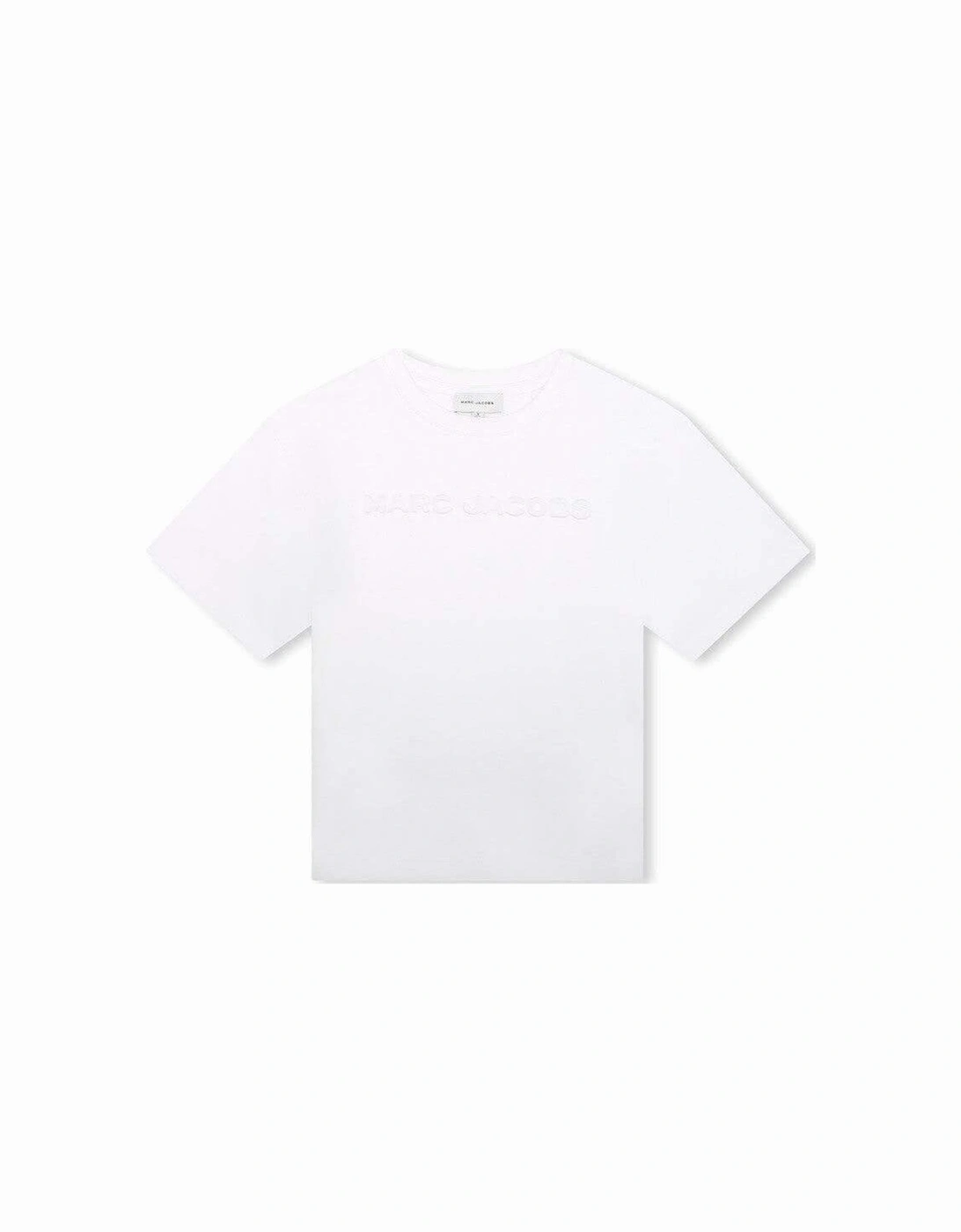 Boys White Short Sleeve T-Shirt, 3 of 2