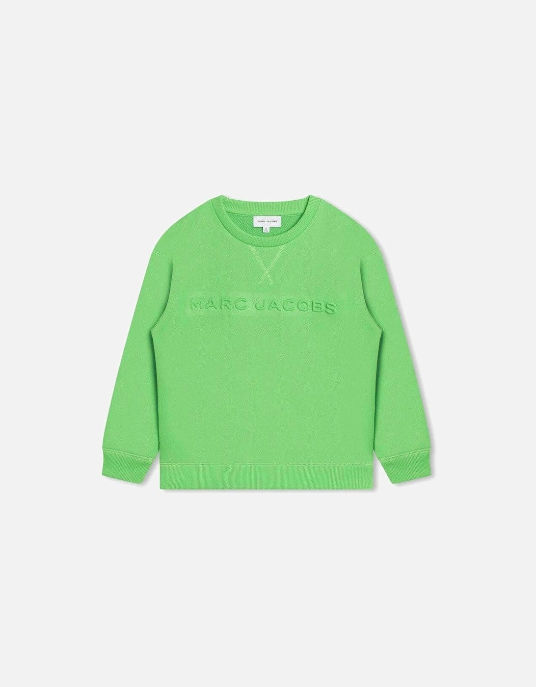 Boys Green Embossed Logo Sweatshirt, 3 of 2