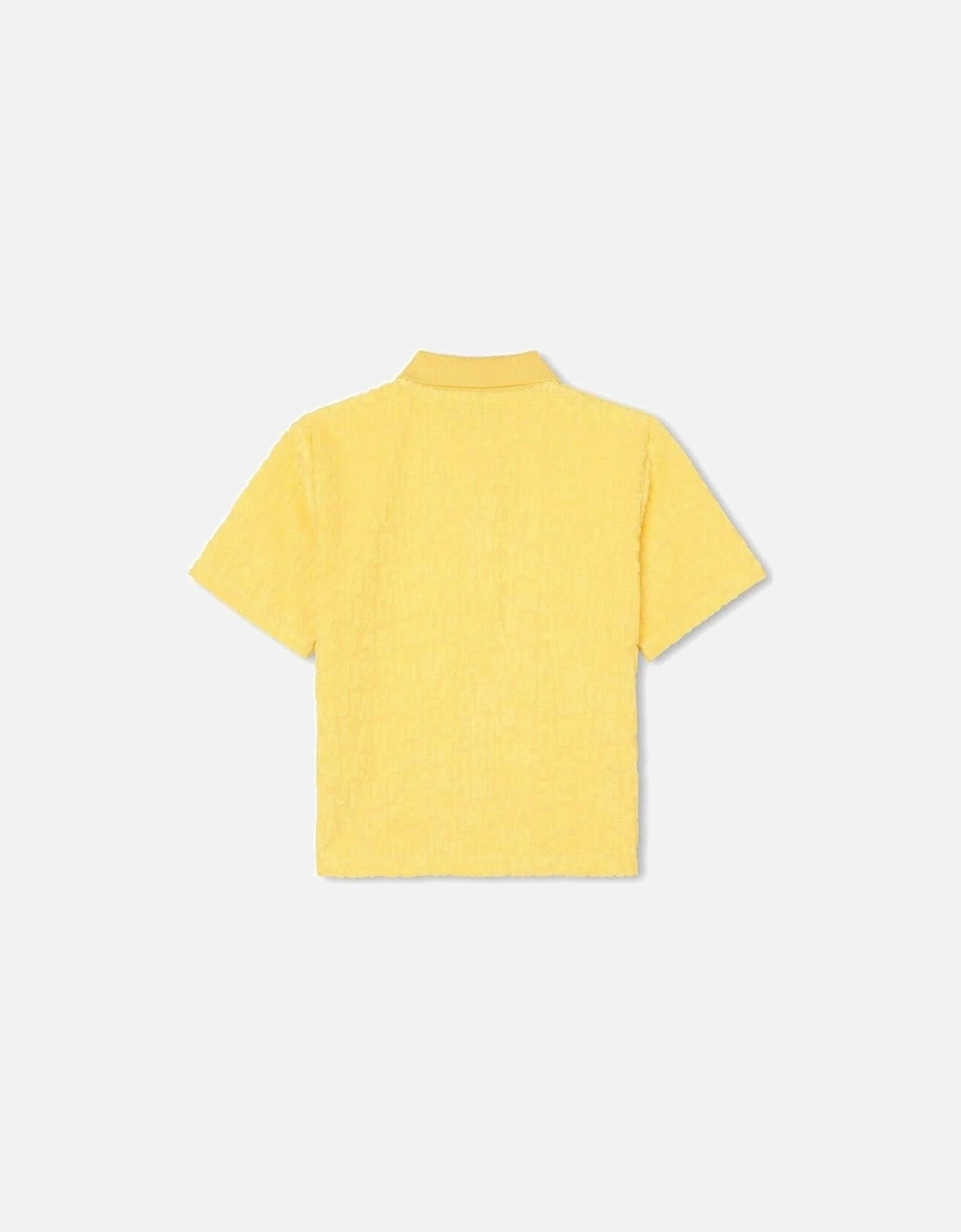 Boys Yellow Short Sleeve Towelling Polo