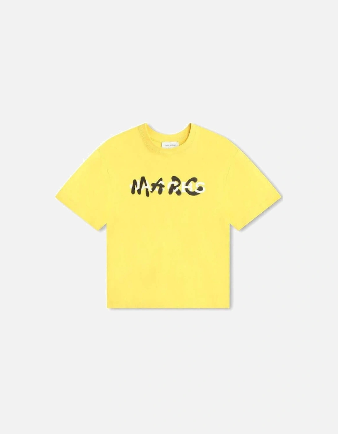 Boys Yellow Graffiti Logo Short Sleeve T-Shirt, 3 of 2