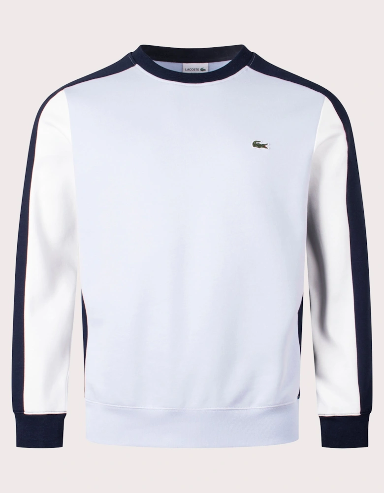 Brushed Fleece Colourblock Sweatshirt