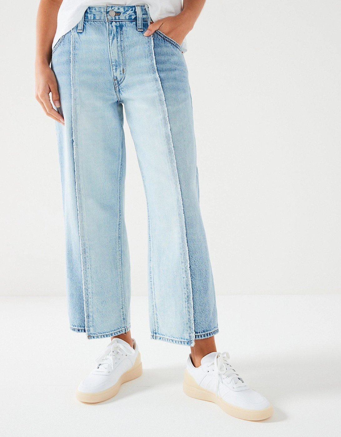 Recrafted Baggy Crop Jean - Blue, 7 of 6
