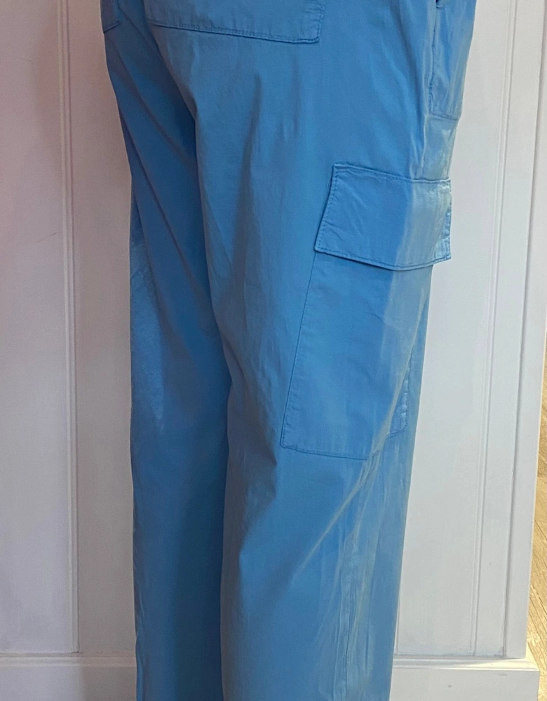 Sky blue cargo pants