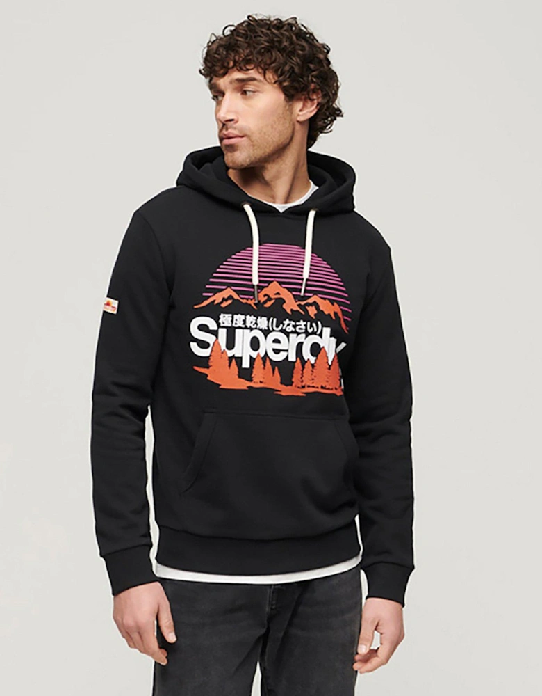 Great Outdoors Graphic Hoodie - Black