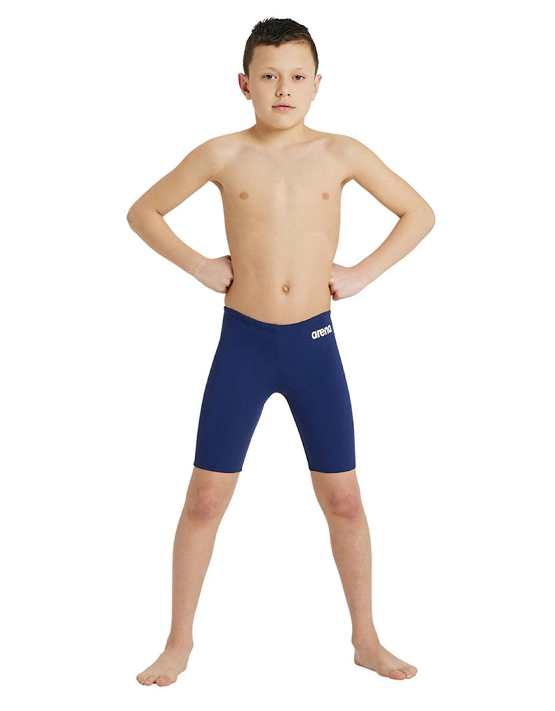 Boy's Team Swim Jammer - Navy, 3 of 2