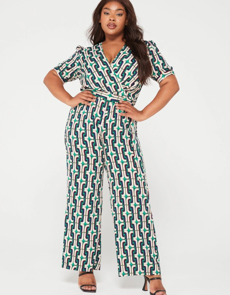 Printed Jumpsuit - Multi