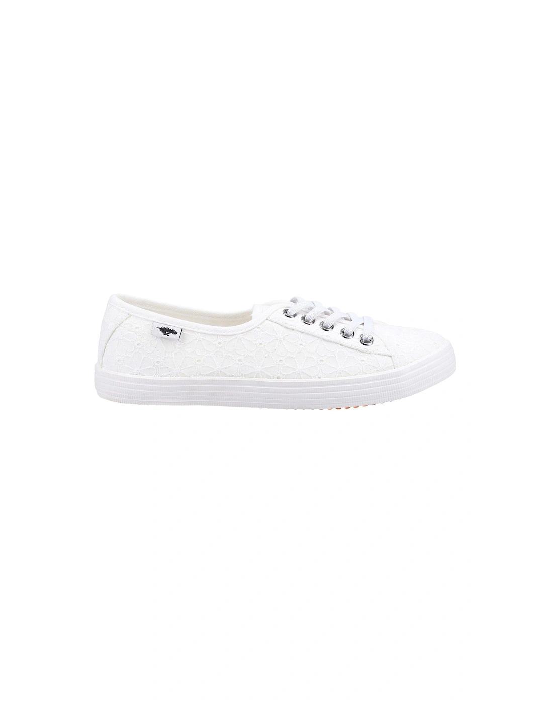 Chow Chow Summer Jersey Plimsolls - White, 5 of 4