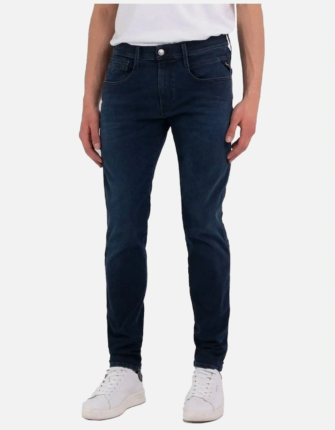 Replay Men's Blue Anbass Hyperflex Recycled Slim Fit 360 Jean 007 - : 30/30 30W 30L