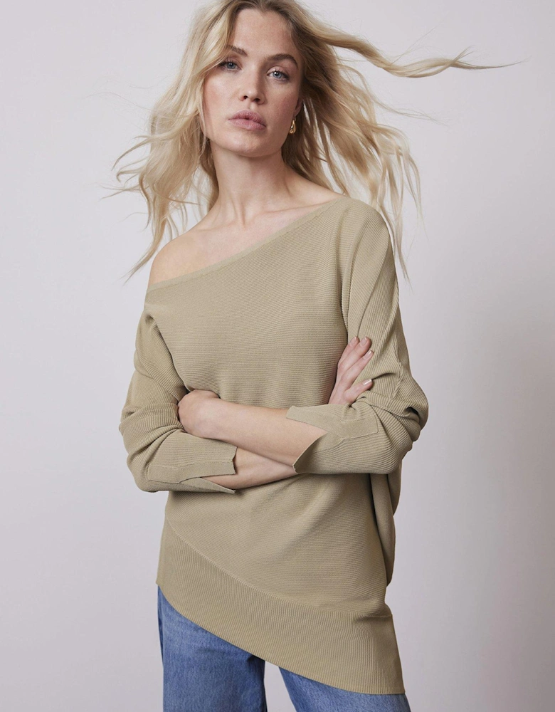 Green Cotton Batwing