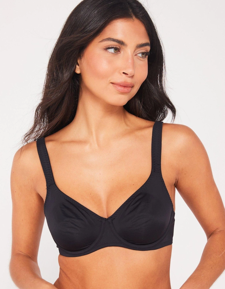 Lindsay/Non Padded Wired Bra - Black