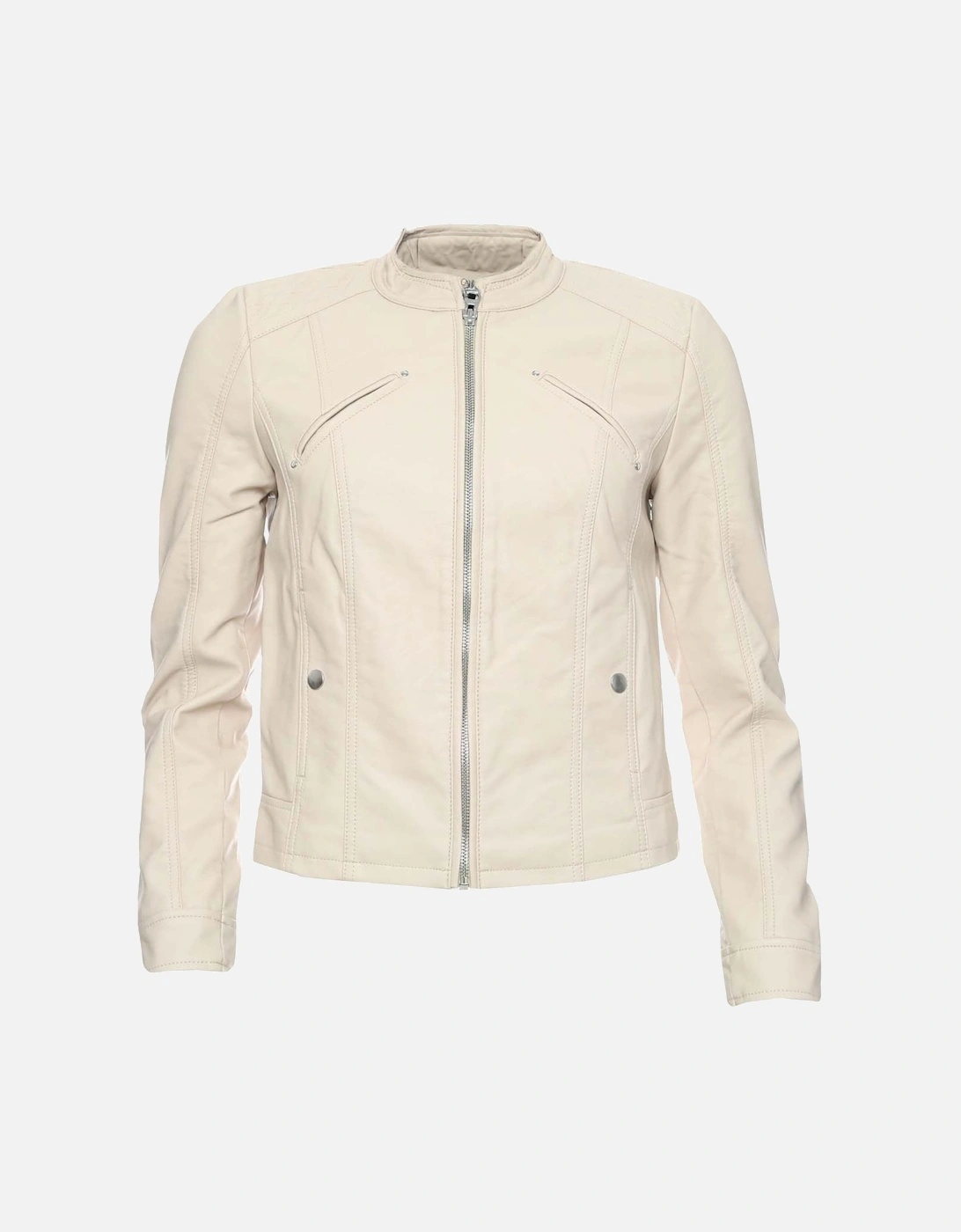 Favodona Faux Leather Jacket - Womens Favodona Faux Leather Jacket