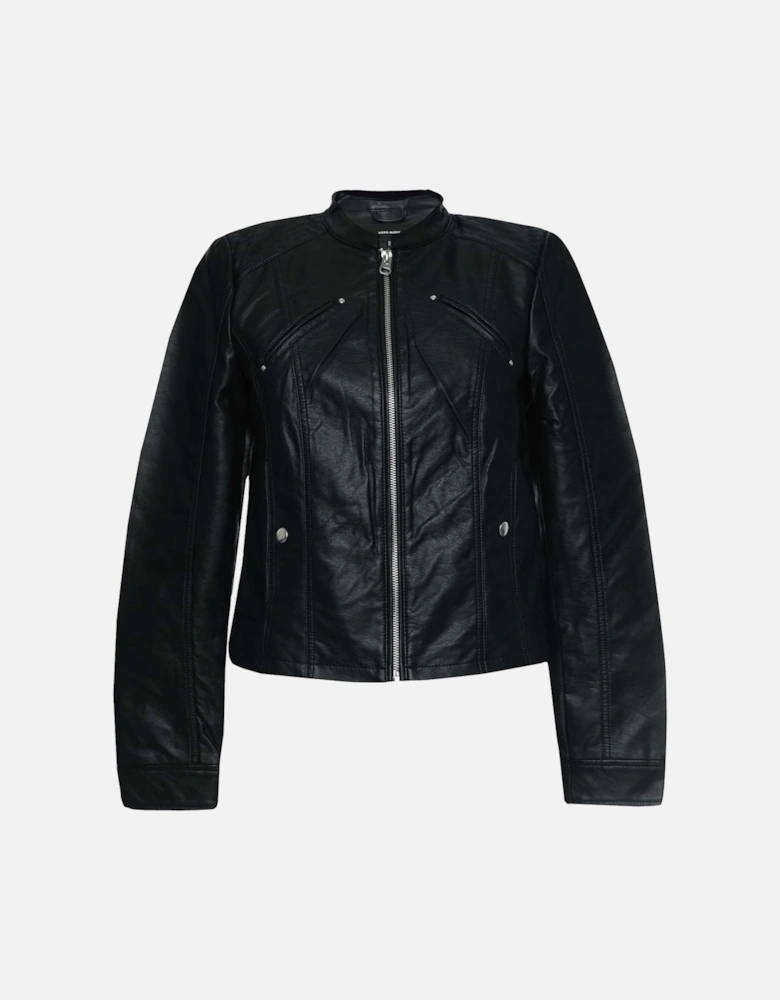 Womens Favodona Faux Leather Jacket