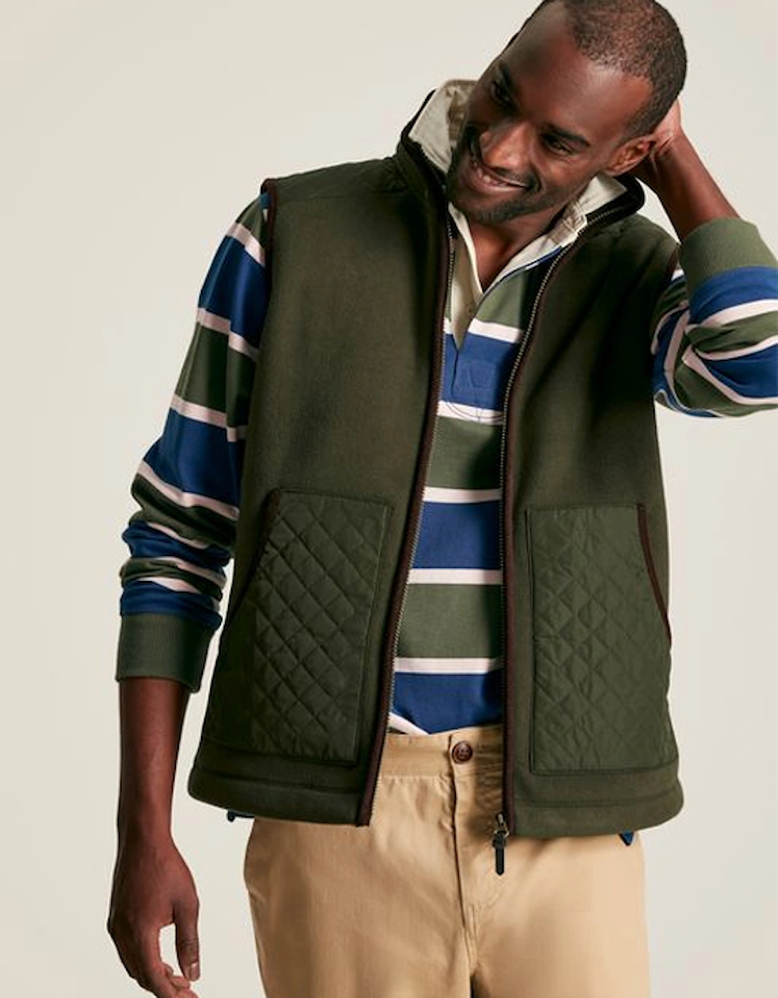 Men's Greenfield Gilet Heritage Green