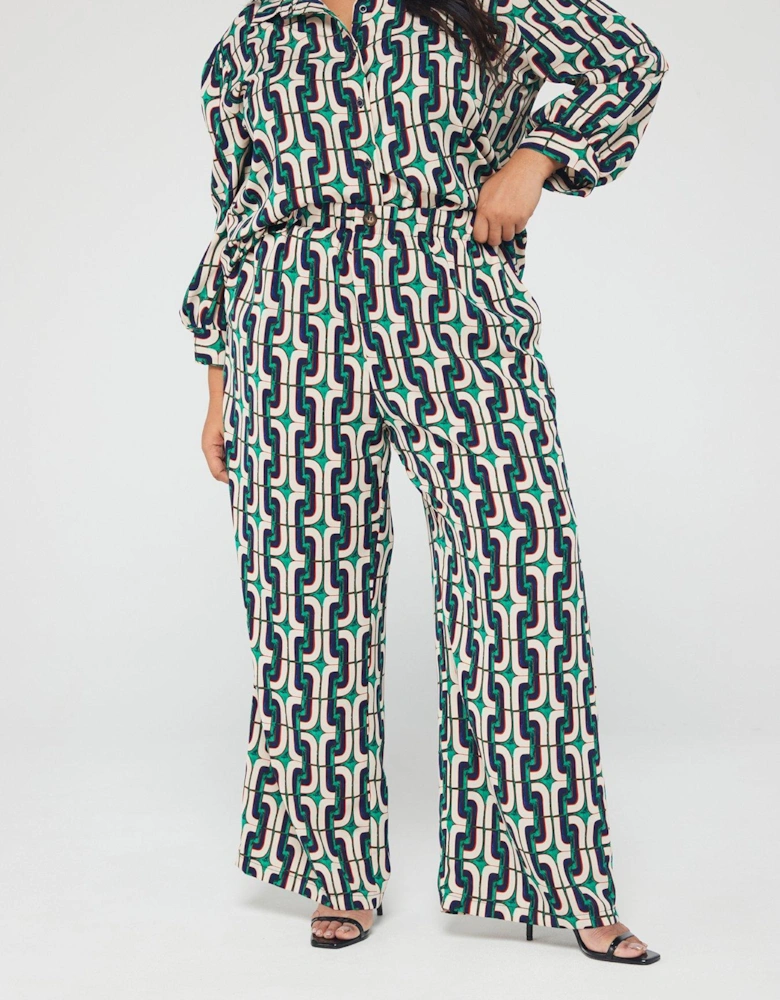 CURVE Printed Trousers - Multi