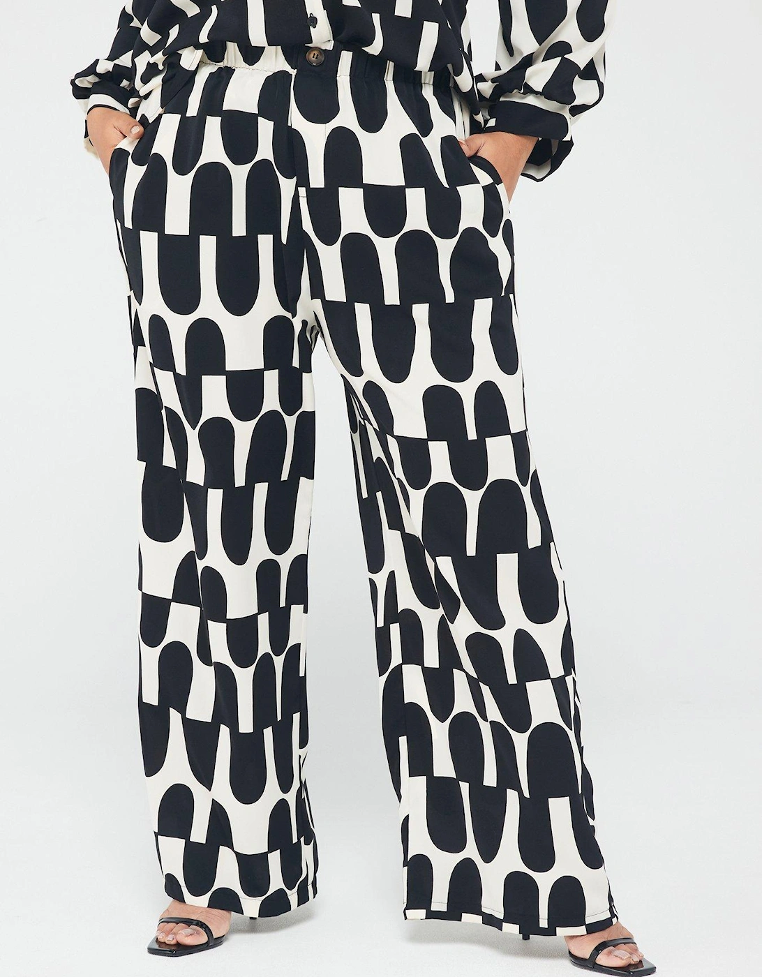 Printed Trousers - Black, 5 of 4