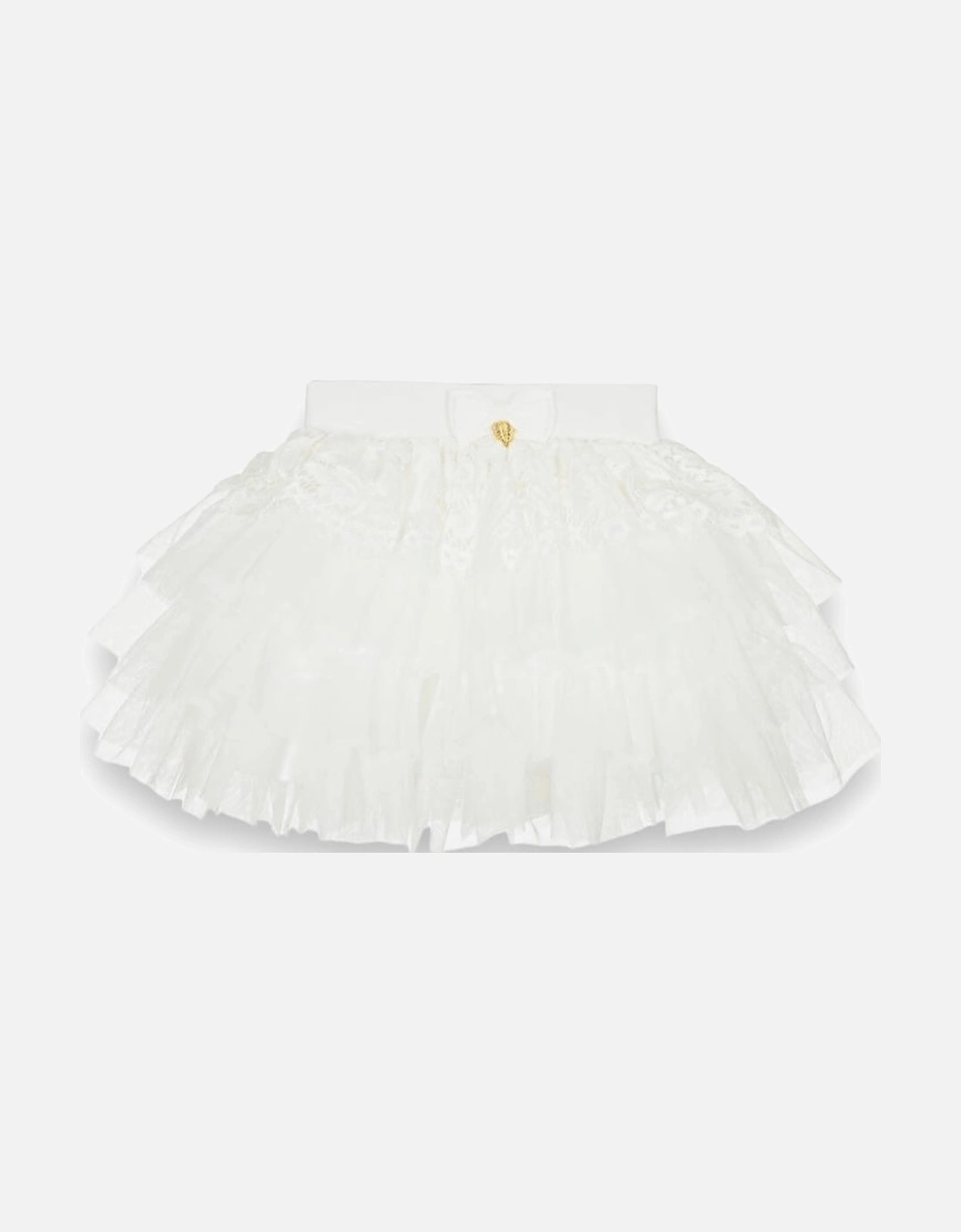 White Lace Skirt Set