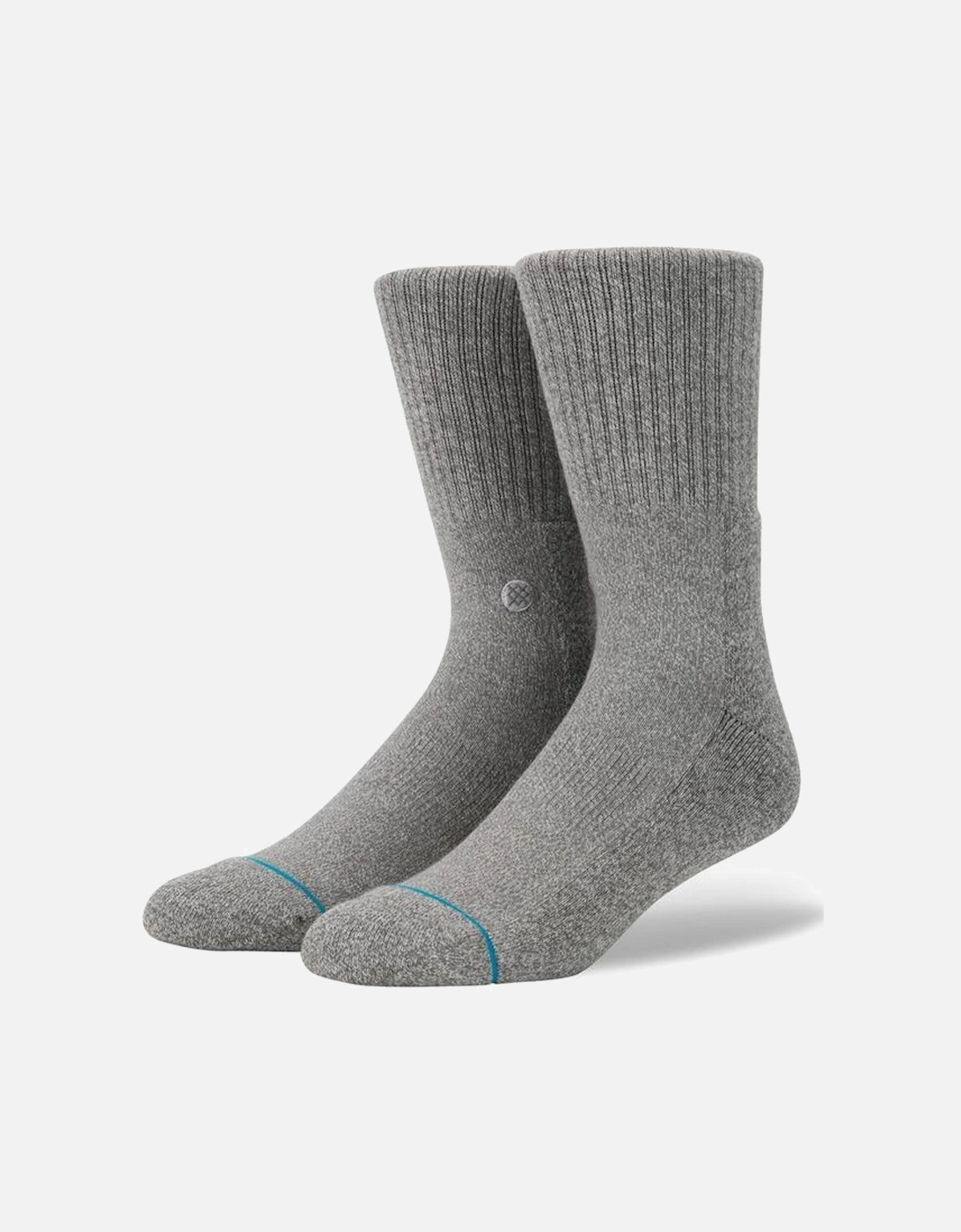 Icon Socks - Grey Heather, 2 of 1