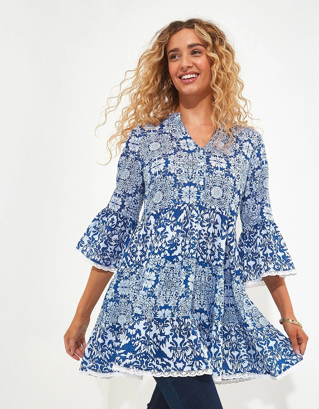Moroccan Skies Tunic - Blue, 2 of 1